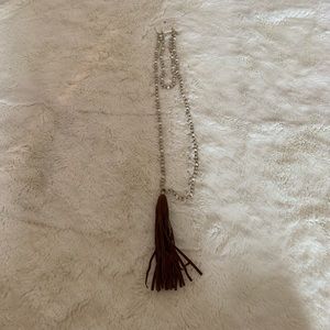 Tassel Necklace & Earring Set